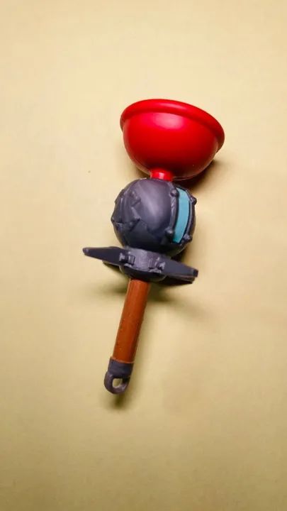 Acessório p/ bonecos Fortnite e Marvel Legends - ideal para boneco Deadpool GwenPool - Foto 2