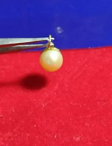 Pingente Pérola Ouro 18 Kilates 7 mm