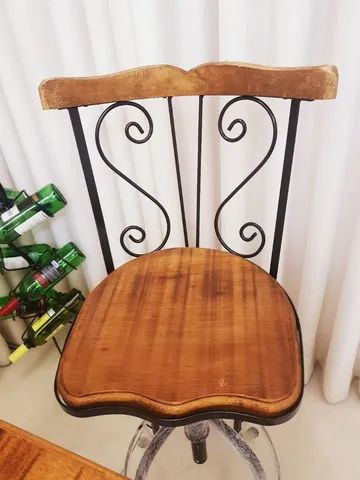 Banqueta Bistrô Ajustável Rococó  - Foto 3