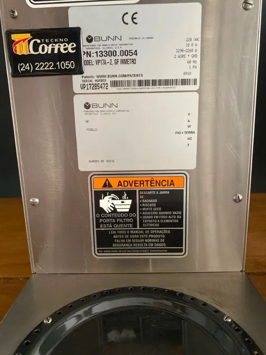 Máquina para café coado Bunn VP 17  - Foto 5