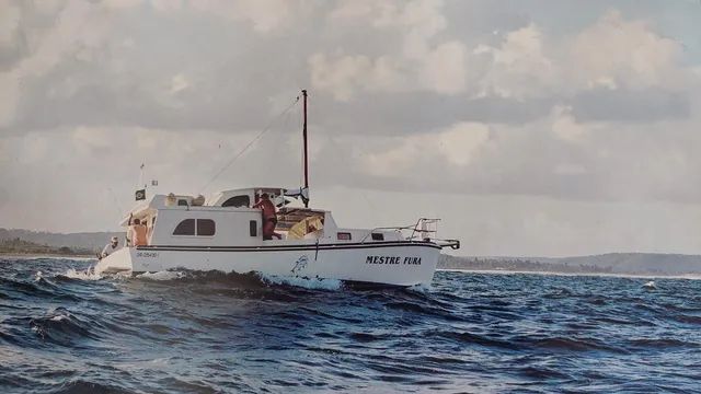 Trawler 33 pés diesel