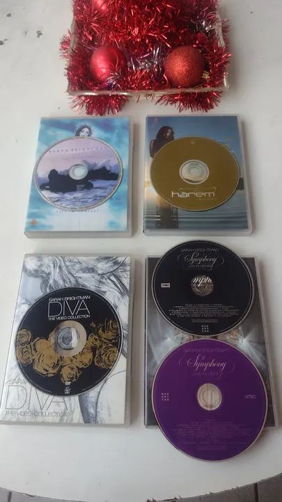 Coleção de DVDs e um CD da  Sarah Brightman - Foto 3