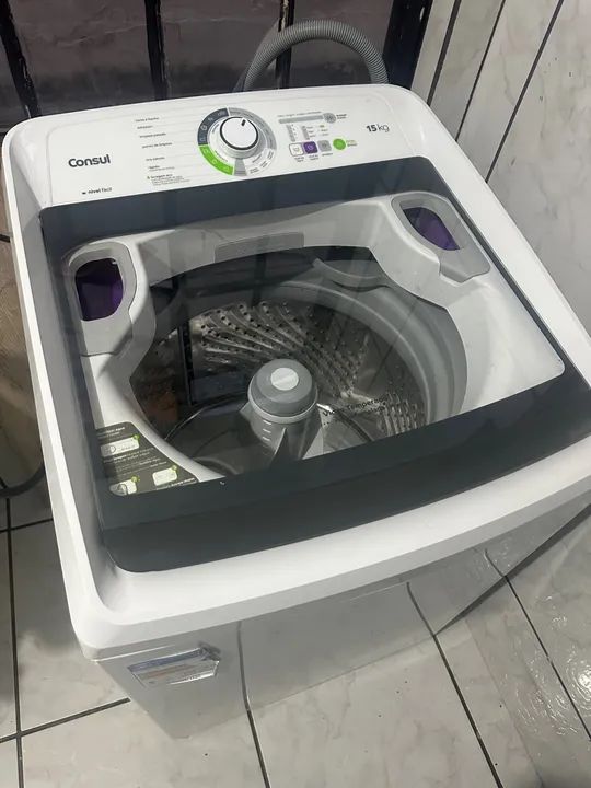 Máquina de Lavar Consul 15kg - Semi Nova - Foto 3