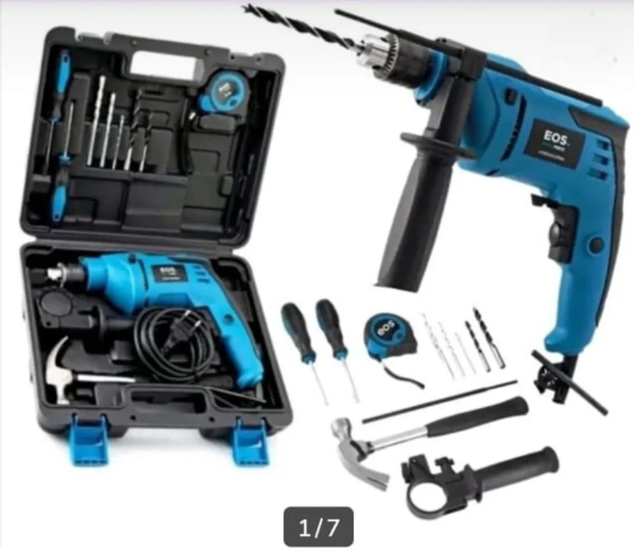 Furadeira de impacto 650w Com Maleta e Acessórios ( Rolamentada )