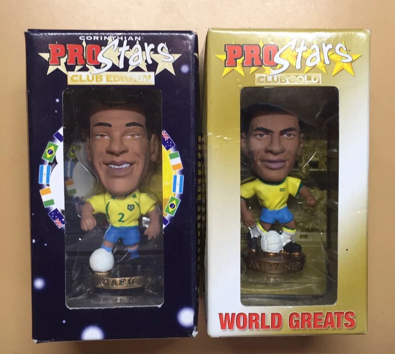 Mini Craques Bonecos de Futebol do Brasil - Adriano, Ronaldinho, Kaká e outros - Foto 2