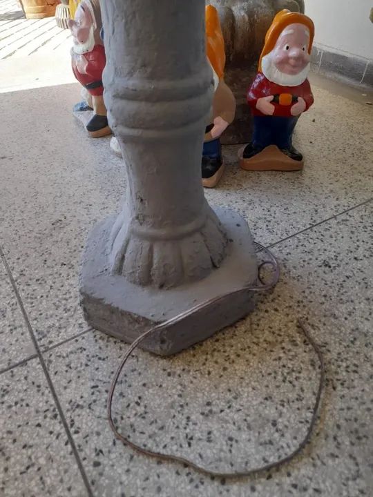 Poste de cimento modelo lanterna para jardim - Foto 5