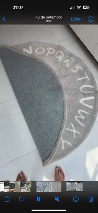 Tapete Moriah 1,50 de diametro quarto infantil unissex - Foto 2