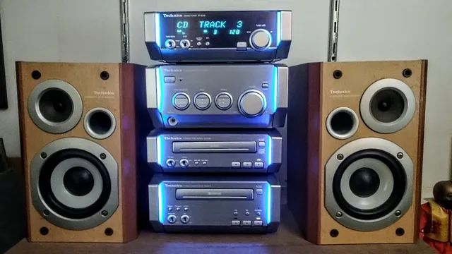 Mini System Technics Sc-hd505 Tuner,amp,cd,tape Deck,caixas