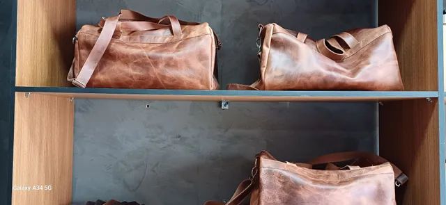 Bolsa + carteira 100 % couro R$1.500  * - Foto 3