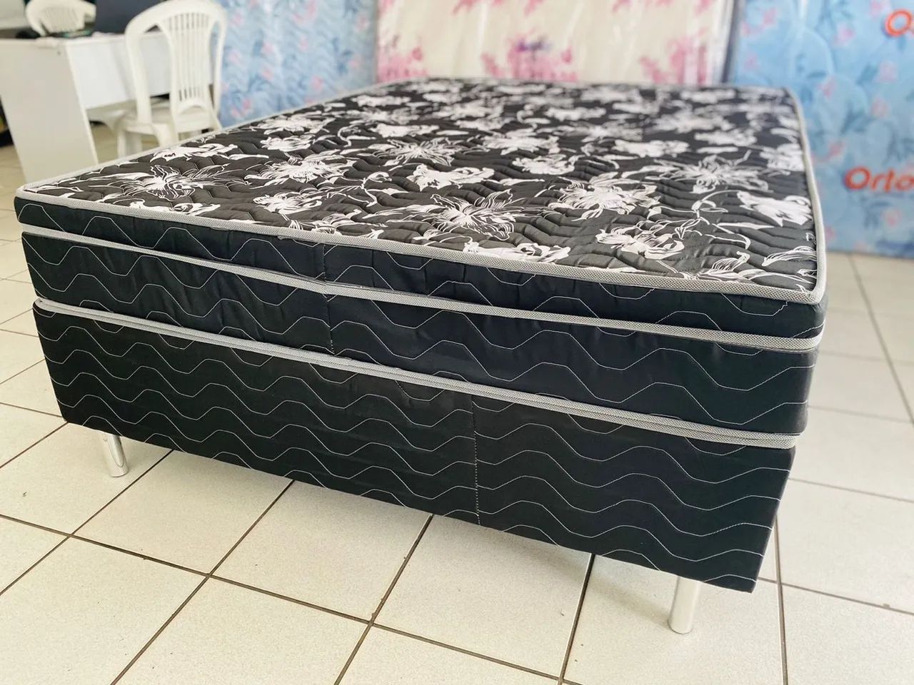 CAMA BOX MOLAS ENTREGA GRÁTIS - Foto 4