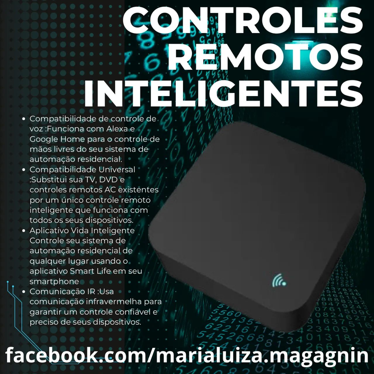 Controle remoto inteligente 64299976281857121