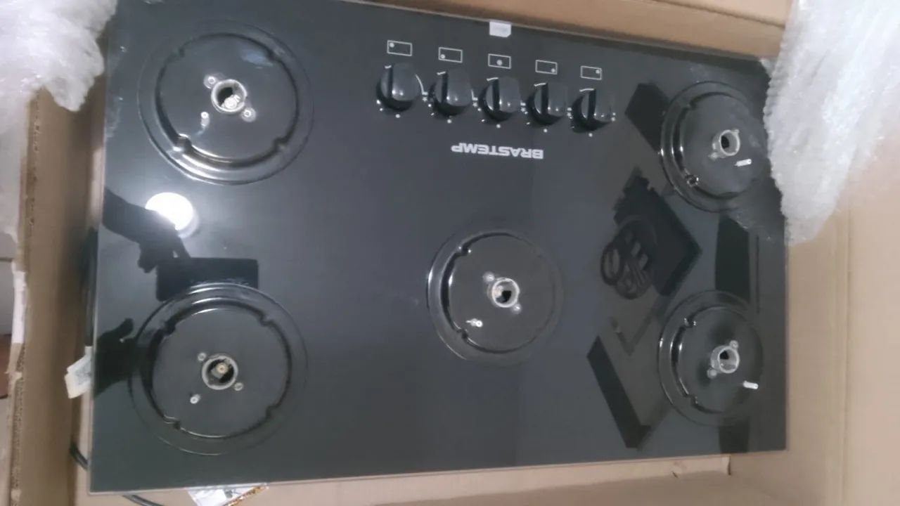 Cooktop Brastemp 5 Bocas - Novo - Foto 3