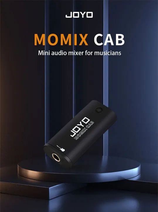 Mini MIXER Áudio JOYO MOMIX CAB para Músicos