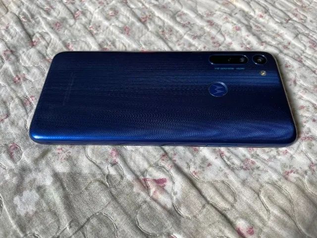 Motorola Moto G8 Power 64GB Mobile Phone, Blue, Capri Blue