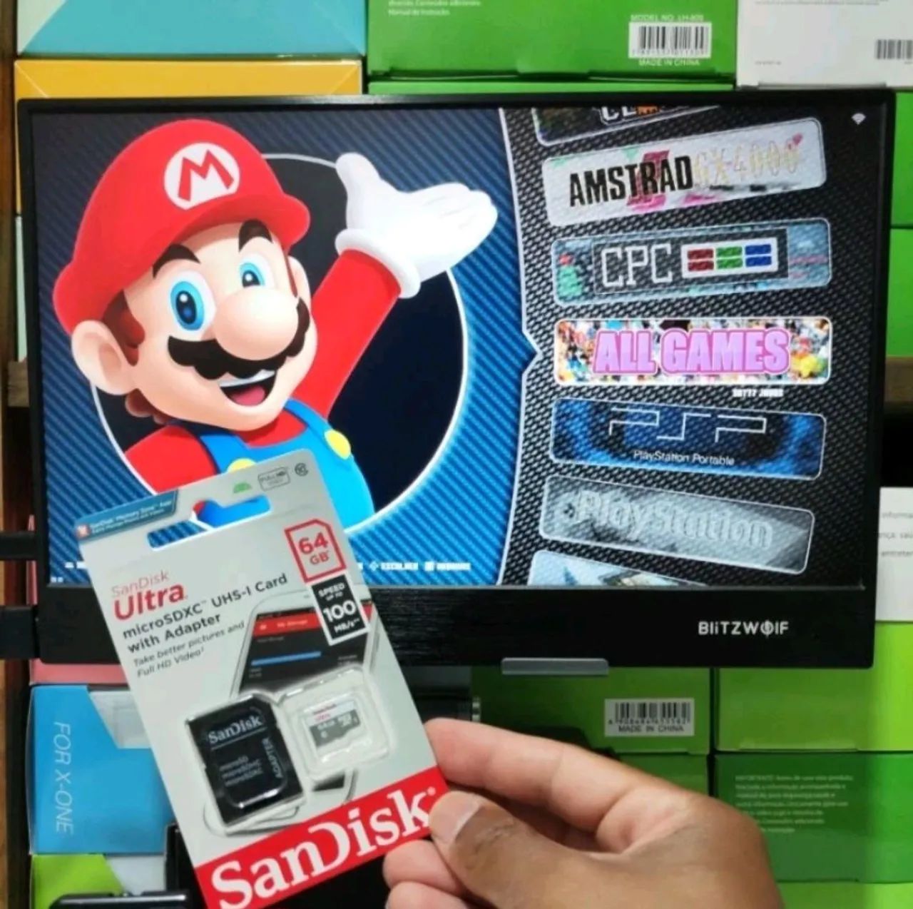 Cartão sd com jogos - Foto 2