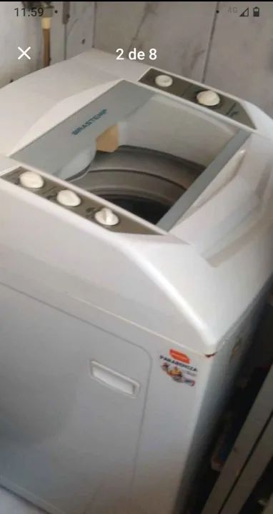 Máquina de lavar Brastemp manual usada 7 kilos - Foto 2