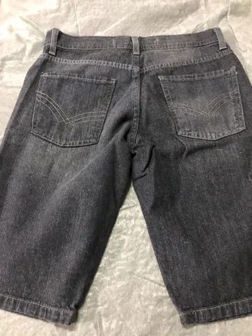Bermuda jeans preta 36 Jinglers - Foto 2