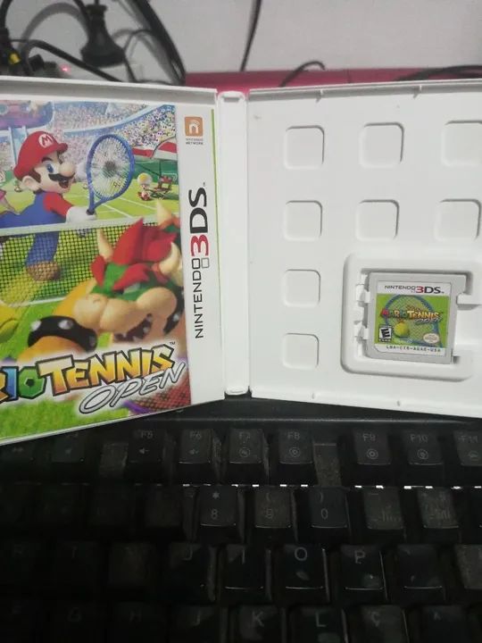 Mario tennis open versão nacional com luva jogo Nintendo 3ds game - Foto 4