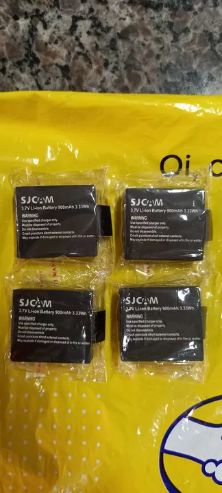VENDO KIT COM 04 BATERIAS NOVAS PARA CÂMERA DE AÇÃO ESTILO GO PRO
