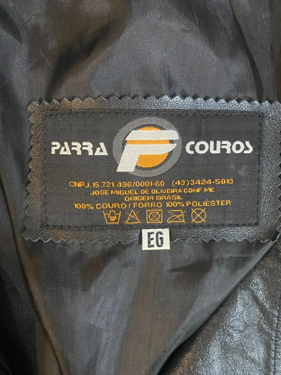 Jaqueta de couro XG feminina - Foto 4