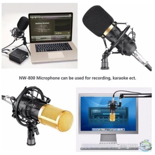 Microfone Profissional para Estudio Bm800 - Foto 5