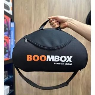 Capa Case Bolsa Protetora para Caixa JBL Boombox 2 e 3 com Bolso e Alça de Ombro