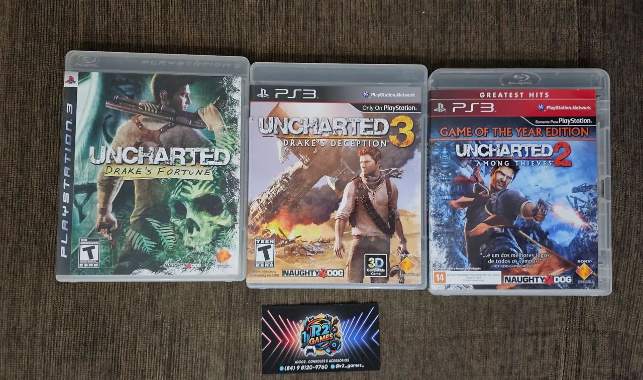 UNCHARTED 1, 2 E 3 (PS3) - Foto 2
