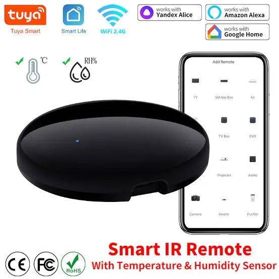 Controle Remoto Inteligente IR com Sensor de Temperatura e Umidade
