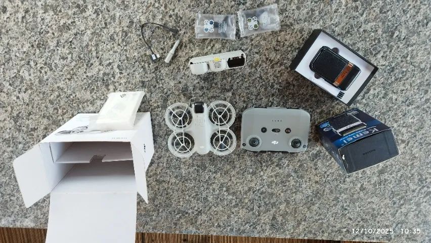 Drone Dji neo e Barbeador Kemei64290272916097123