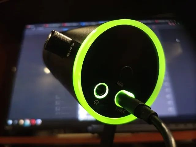 Microfone profissional COndesador ANKER/Discagem Volume/Botão Mute/Rgb/Streaming Pc-Laptop - Foto 3