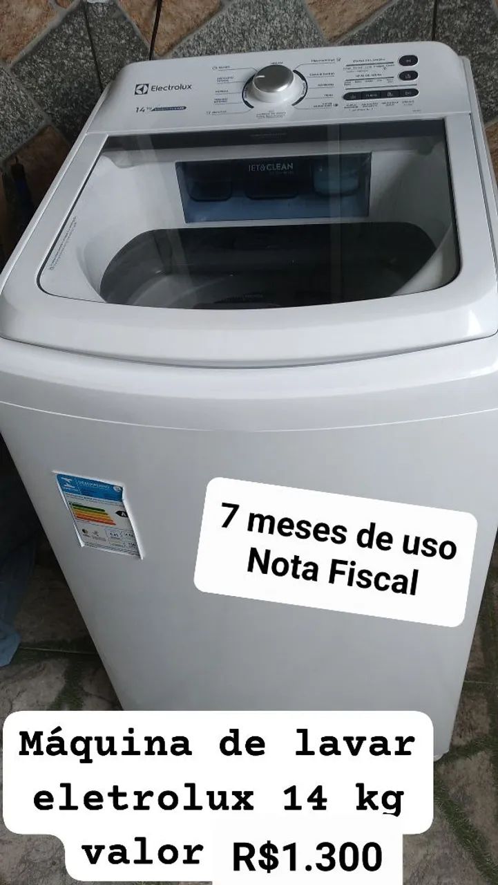 Máquina de lavar 14kg Electrolux 