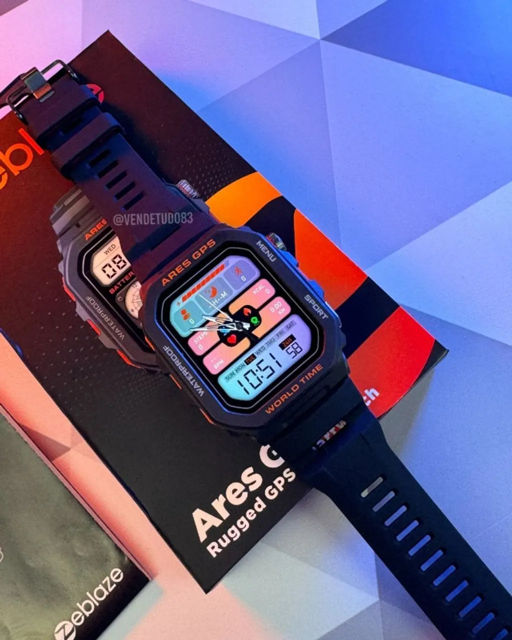 Smartwatch Zeblaze Ares Gps, assistente de voz, 3atm, assitente de voz  - Foto 4