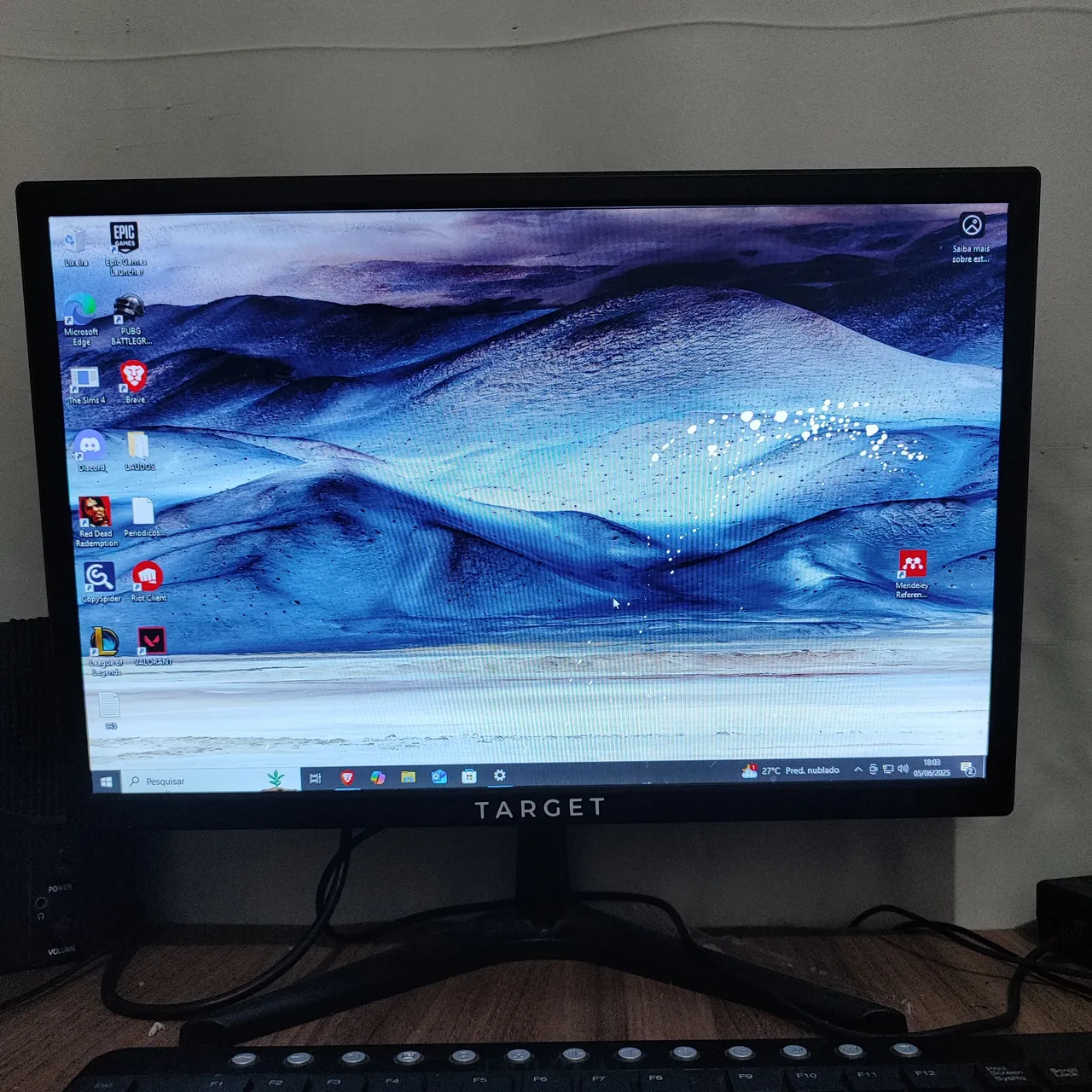 Monitor Target Gamer 19'