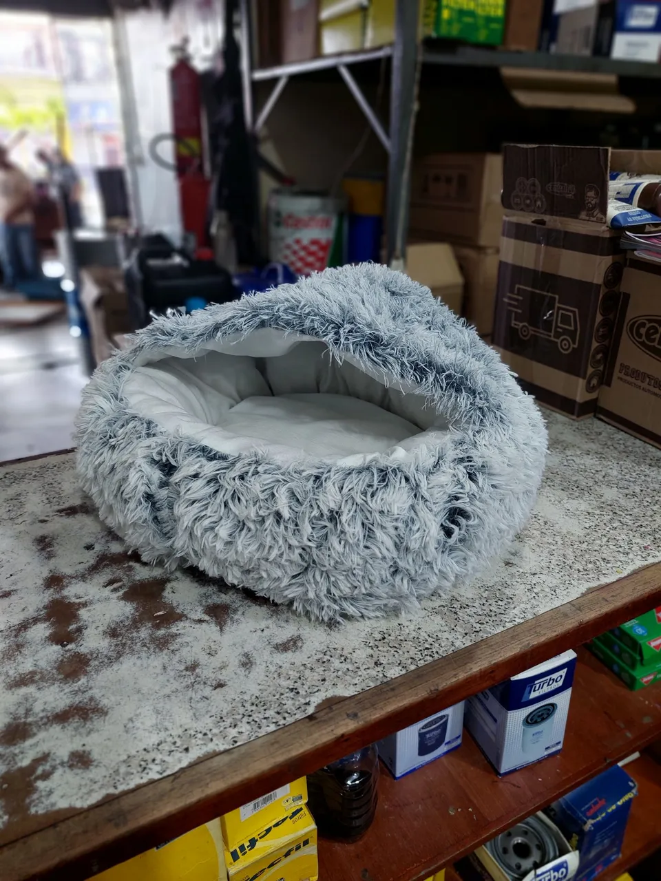 Cama aconchegante para pet