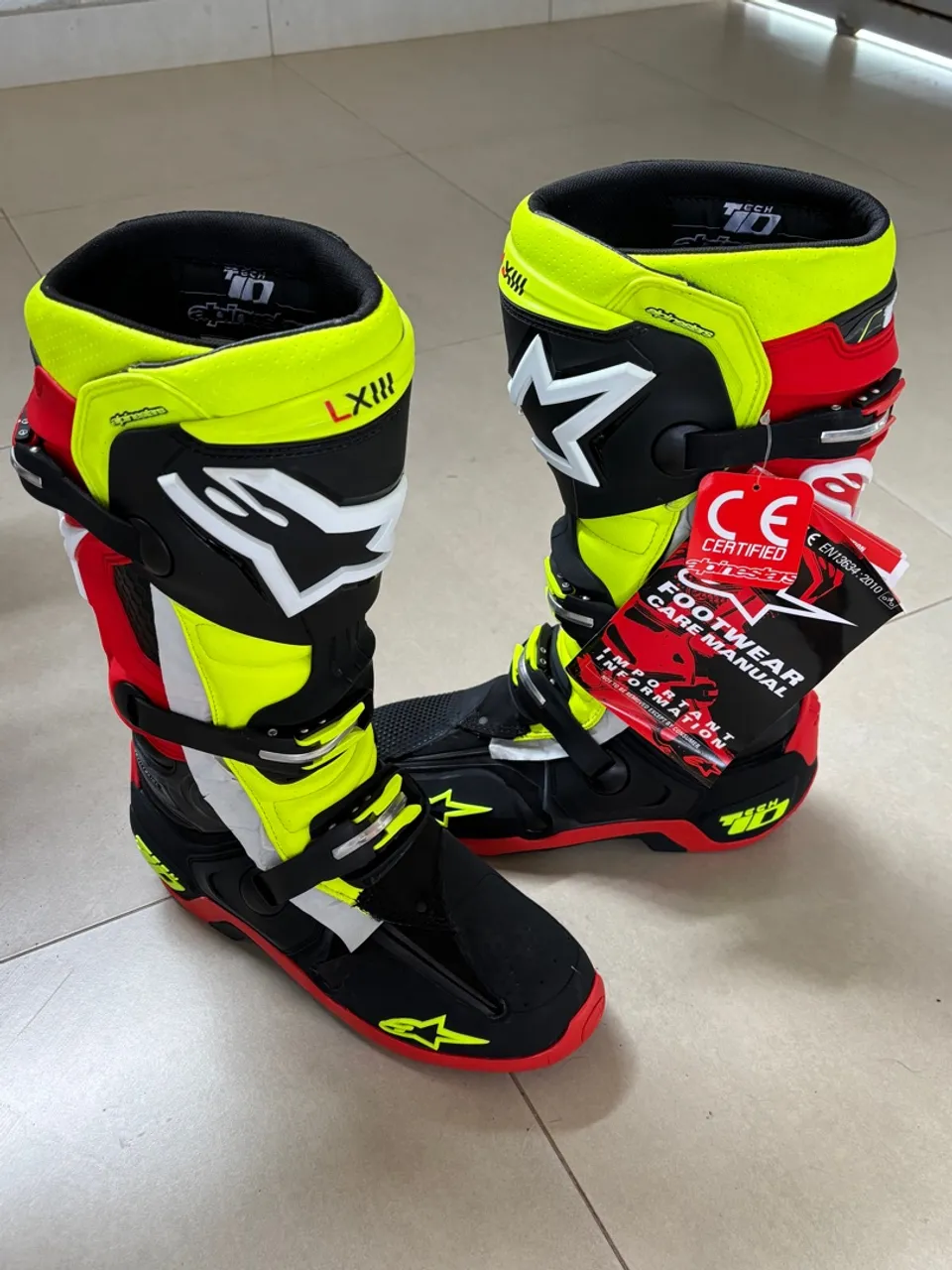 Botas Alpinestars Tech 10 -ZERO.