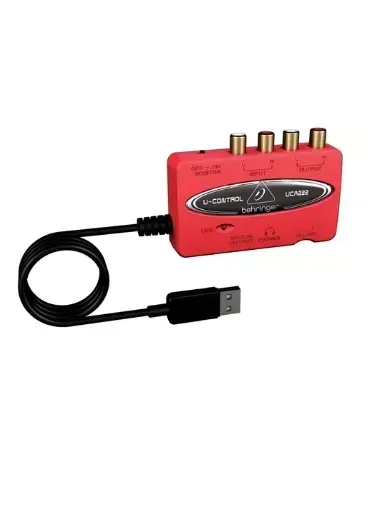 Interface de áudio Behringer U-Control UCA222