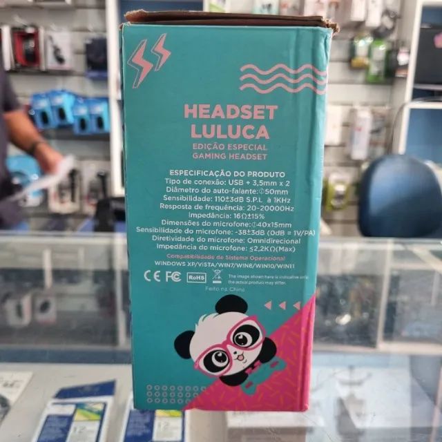 Headset Gamer Redragon Hylas Luluca L260rgb Branco Rgb - NOVO - Foto 3