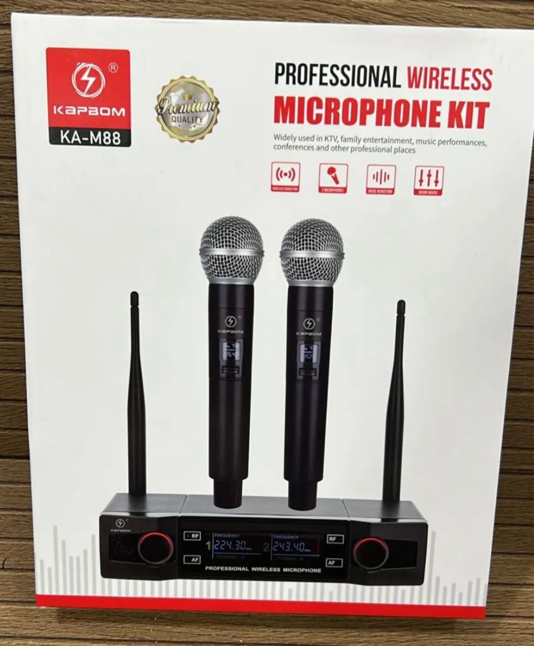 Microfone sem fio profissional 