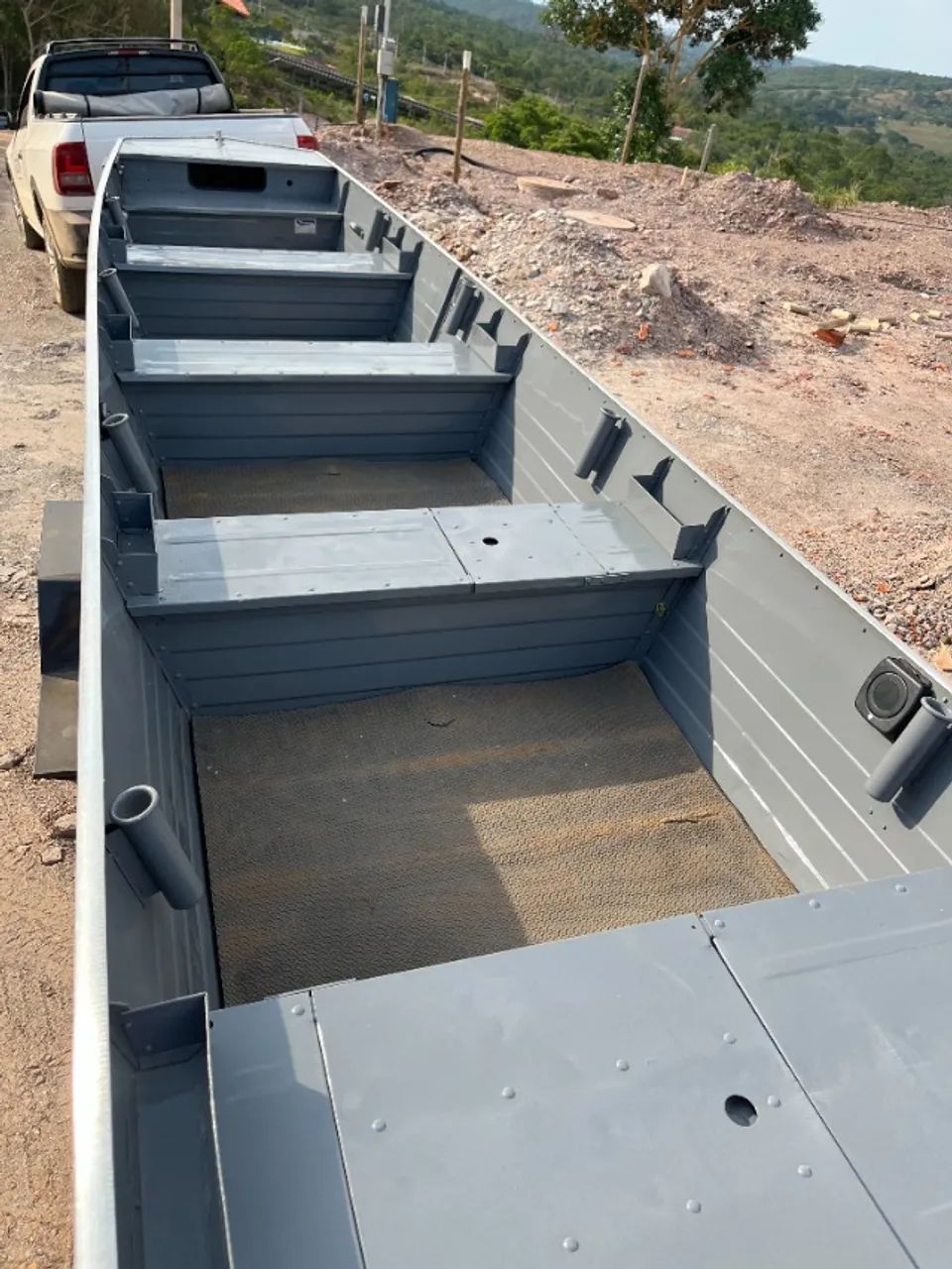 Canoa 6m + Carreta + Motor 15hp 4T - Foto 3