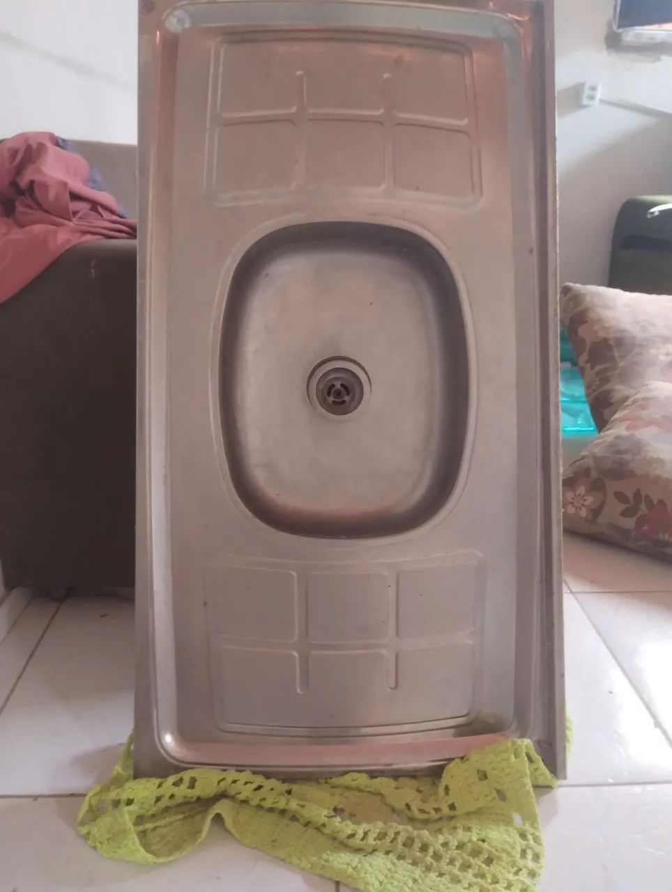 Pia de banheiro inox para cozinha  - Foto 2
