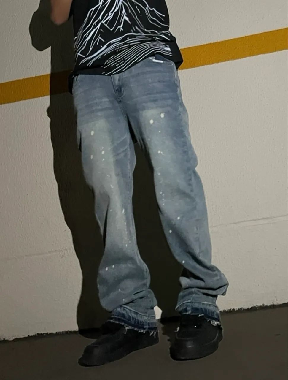 CALÇA JEANS FLARE 