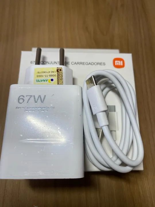 Carregador Xiaomi 67W Original tipo c - Foto 2
