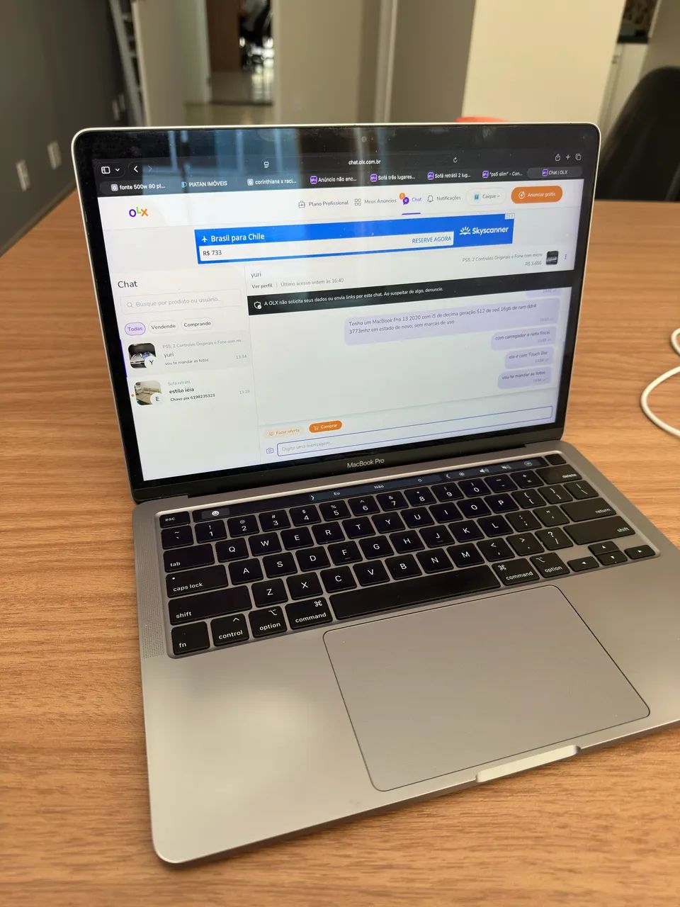 MacBook Pro 13インチ 2020 i5-16GB-512GB（132 MacBook Pro (13 polegadas, 2020, quatro portas Thunderbolt 3