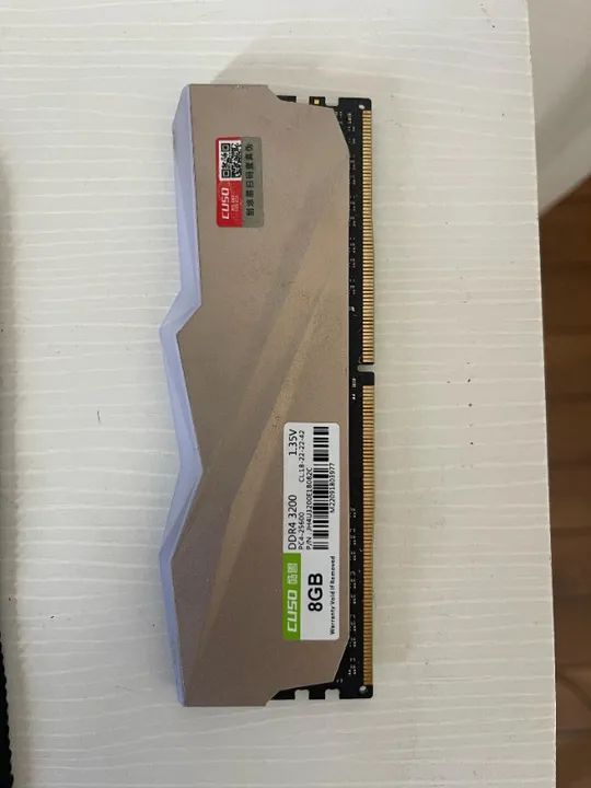 Memória RAM RGB - CUSO - DDR4 8 GB - 1.35v - 3200 MHz - Foto 3