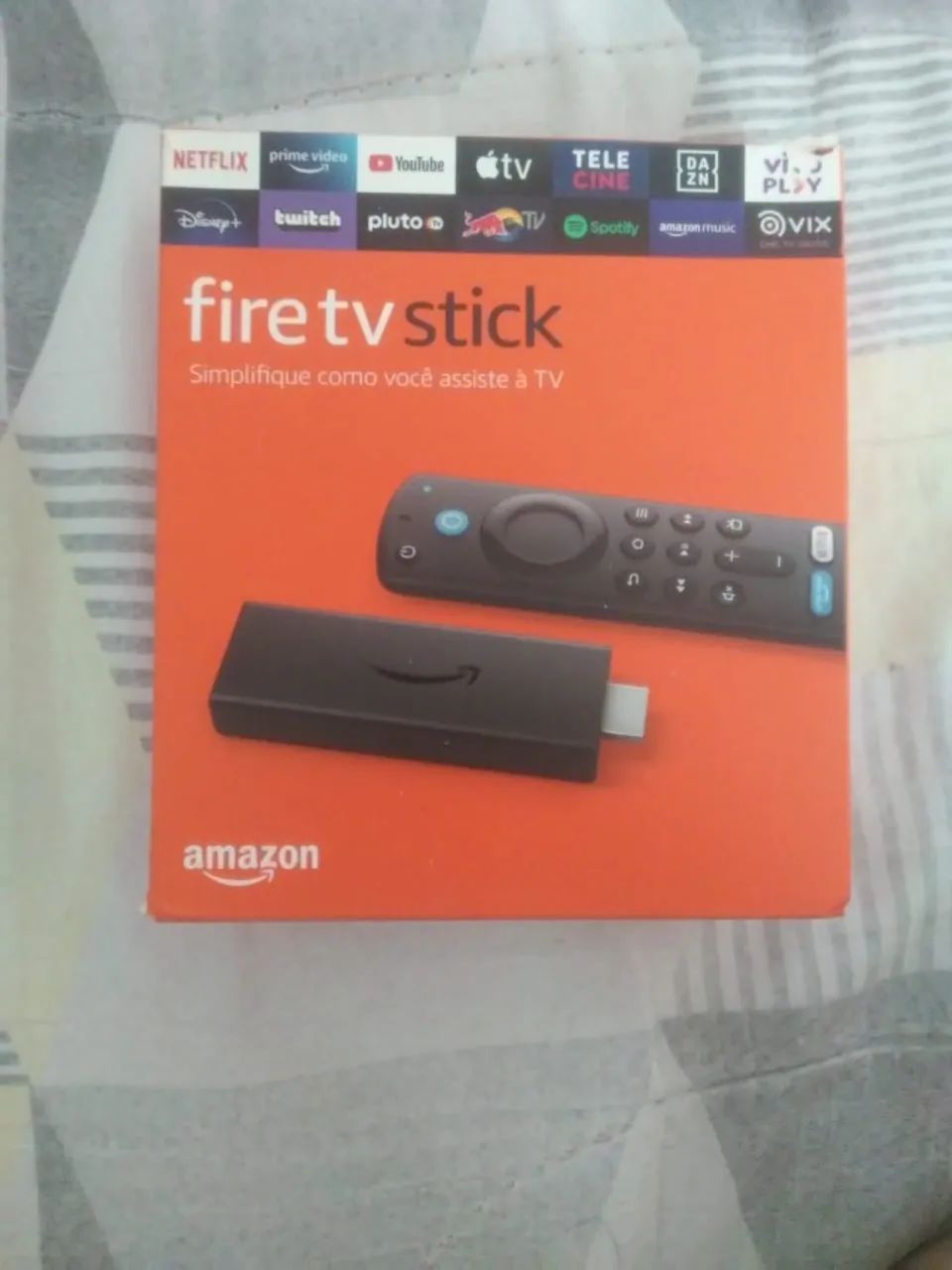 Tv Box Fire Stick 3 Geração Comandos Tv Por Voz Original (NOVO na caixa) - Foto 3