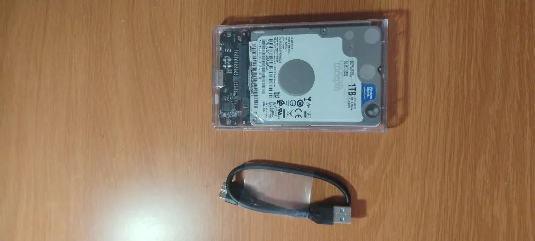 HD Externo 1TB USB 3.0 - Seminovo - Testado e em Perfeito Estado