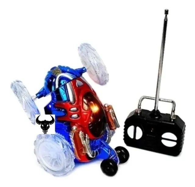 Carrinho Maluco Com Controle Remoto e Luzes - Foto 2