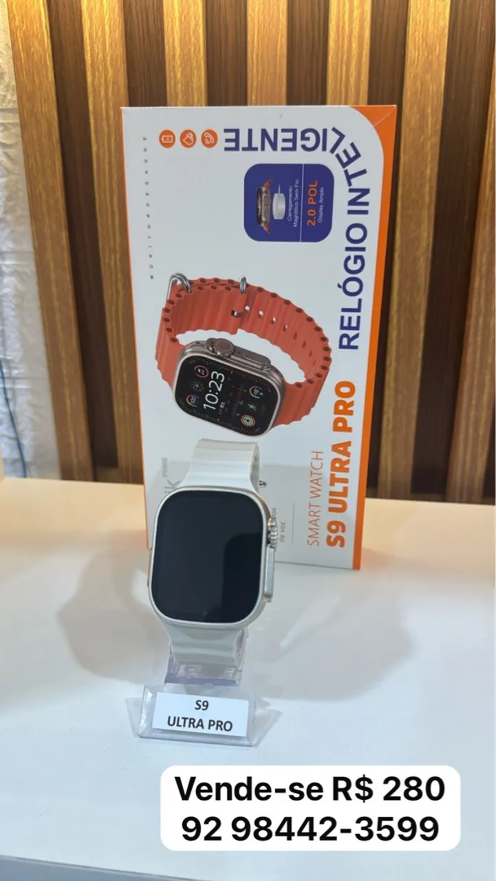 Smart Watch S9 ultra pro R$ 280