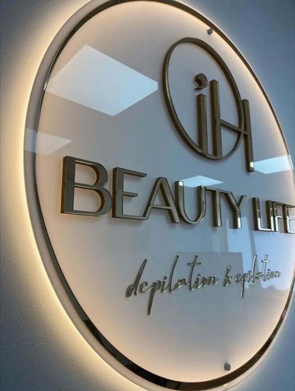  Placa/Letreiro com 60cm em Acrílico 10mm + Led