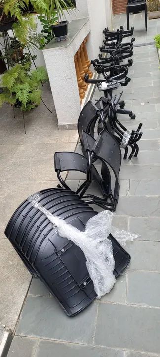  16 Cadeira de Escritório Giratória com Rodas - Foto 6